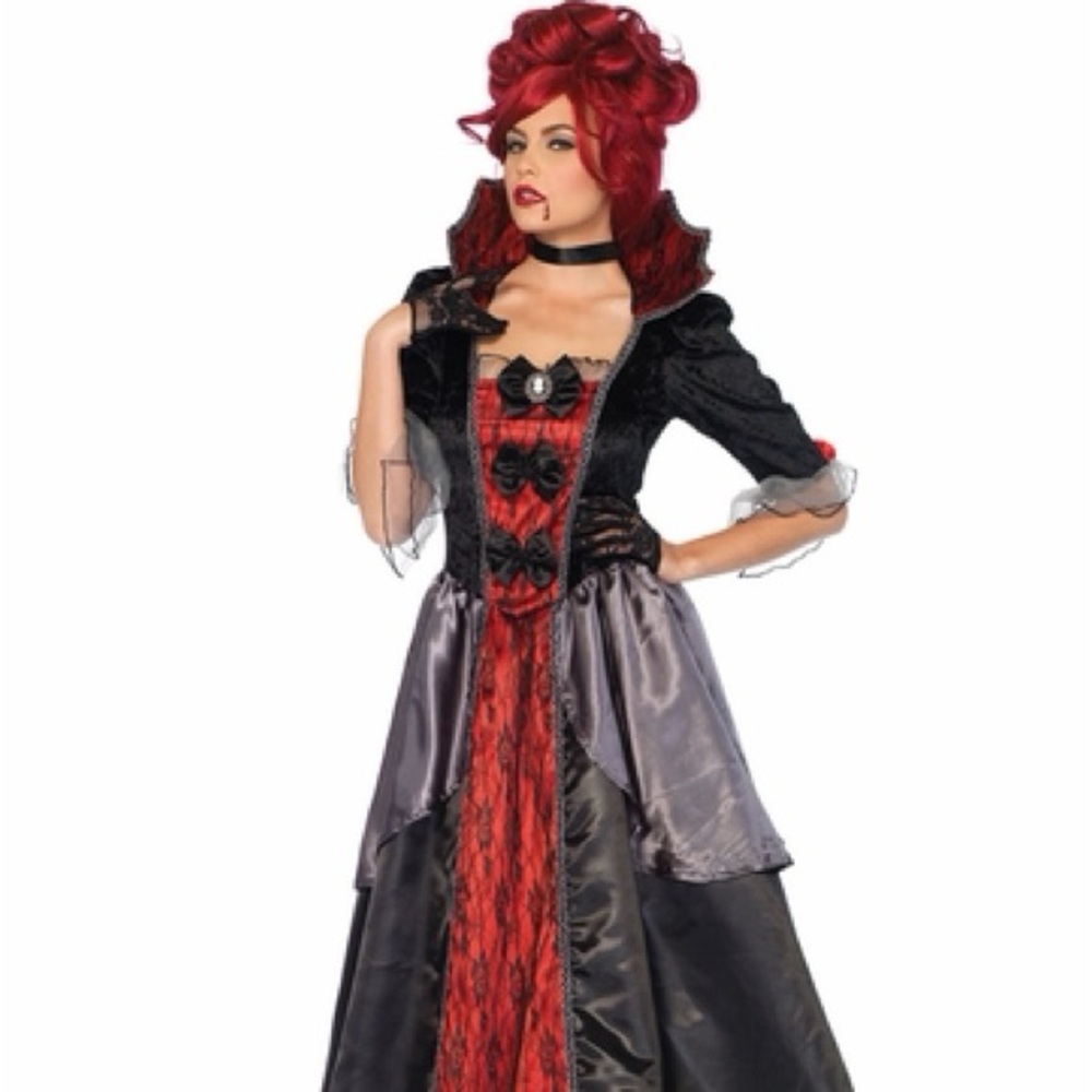 NWT Leg Avenue Women’s Victorian Blood Countess Vampire Costume Size Adult Large - Picture 8 of 13